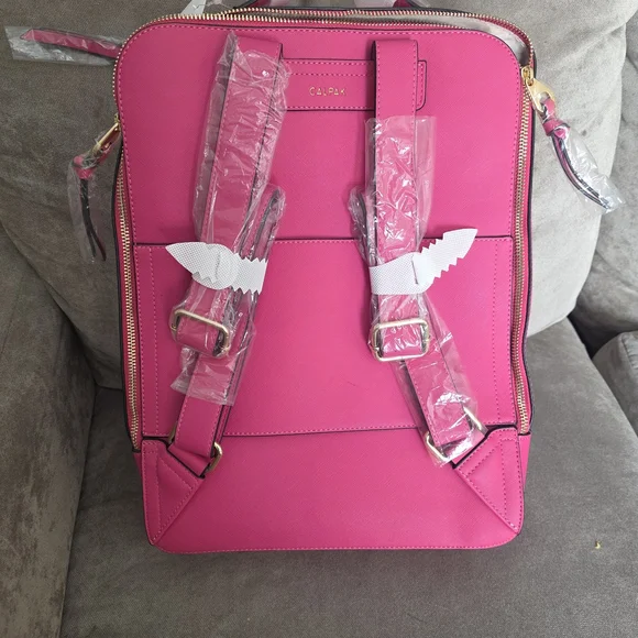 Calpak Pink Laptop Backpack - Picture 5 of 8
